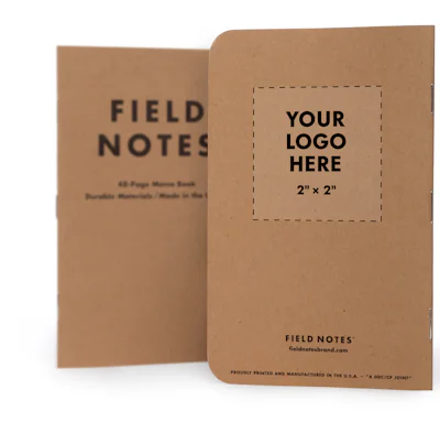 Field Notes | Custom Notebooks with Company Logo