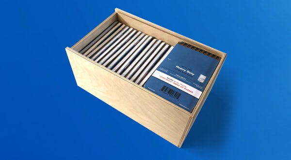 Field Notes Archival Wooden Box filled with memo books