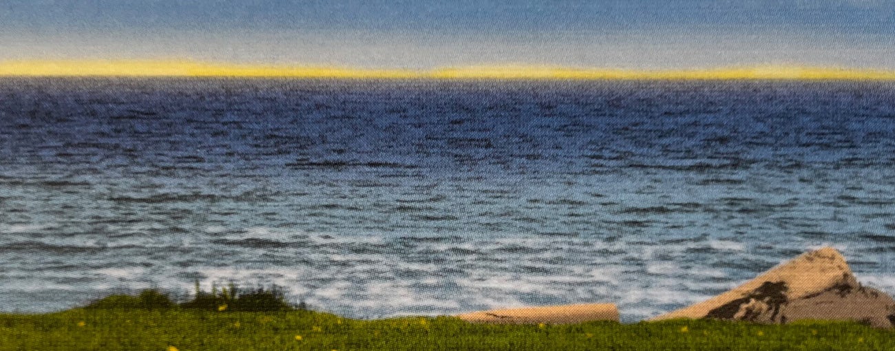 Image of Lake Ontario from the Great Lakes Postcard Set